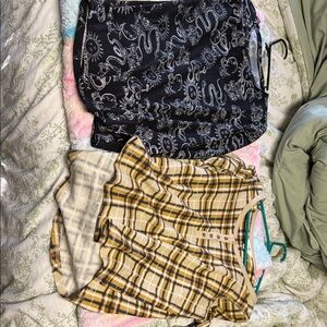 Black and Yellow Thermal shirts